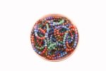 CHAKRA (AMETHYST, DUMORTIERITE, CARNELIAN, SODALITE, AVENTURINE, TIGER'S EYE, JASPER) 8-9MM BEADS ON 8" ELASTIC BEADED BRACELET - Image 2