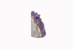 AA AMETHYST WITH CALCITE CRYSTAL CLUSTER WITH CUT BASE FROM BRAZIL - Image 3