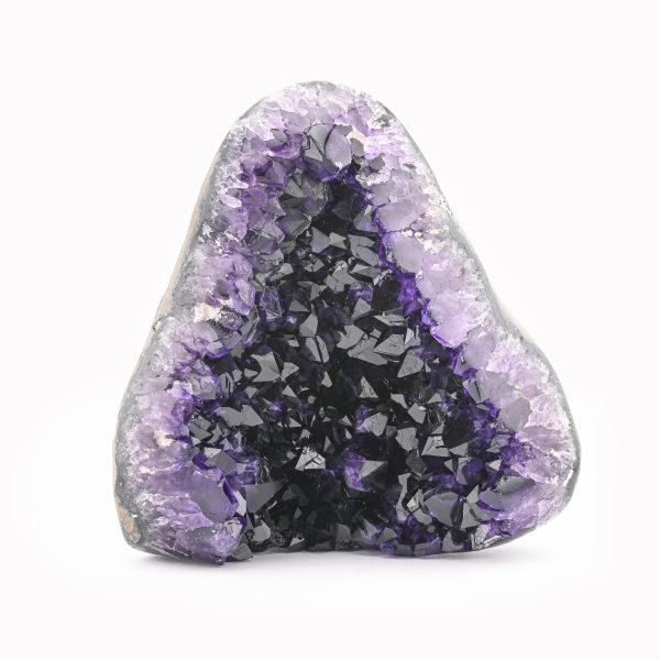 AMETHYST QUARTZ CRYSTAL CLUSTER GEODE FROM URUGUAY