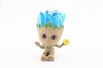 Groot With Aura Quartz Points Fetish - Blue
