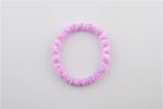 Selenite (Satin Spar) 8-9Mm Polished Round Beads On 7.5" Length Elastic Beaded Bracelet From Morocco - Image 6
