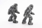 Polished Bigfoot Sasquatch Fetish Larvikite Moonstonefrom Larvik, Norway - Image 4