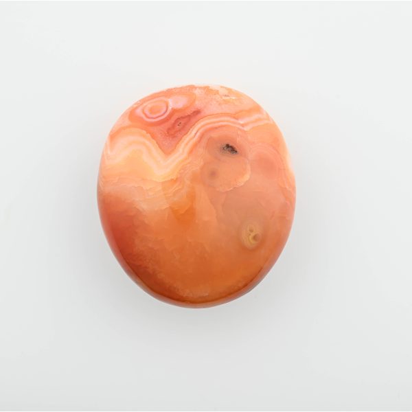 CARNELIAN POLISHED PALMSTONE FROM BRAZIL