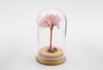 Crystal Stones On Copper Gem Tree In Bottle - Rose Quartz - Image 2