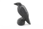 OBSIDIAN POLISHED CROW FETISH FROM MEXICO - Image 2