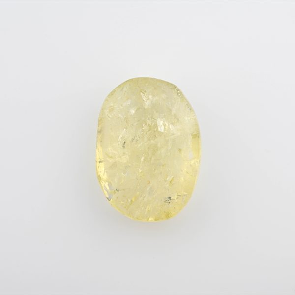 CITRINE QUARTZ POLISHED PALMSTONE FROM MINAS GERAIS, BRAZIL - SMALL