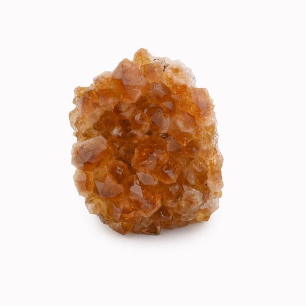 Citrine Crystal Cluster With Cut Base From Brazil