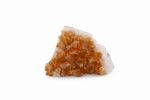 Citrine With Calcite Crystal Cluster With Cut Base From Brazil