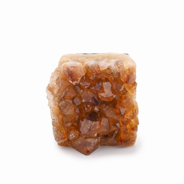 Citrine Crystal Cluster With Cut Base From Brazil