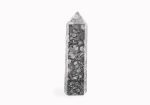 Ammonite & Orthoceras Fossil Polished Tower Point From Morocco 1.92 Lbs - Image 4