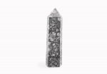 Ammonite & Orthoceras Fossil Polished Tower Point From Morocco 1.92 Lbs - Image 5