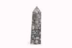 Ammonite & Orthoceras Fossil Polished Tower Point From Morocco 1.92 Lbs - Image 2