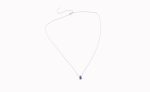 Faceted Stone Pairs On 0.925 Sterling Silver 15" Necklace Iolite (India) Pear Stone - Image 2