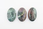 OCEAN ORBICULAR JASPER POLISHED POCKET PALM STONE FROM ANALALAVA, MADAGASCAR - Image 2