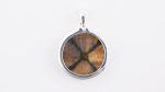 Assorted 0.925 Sterling Silver Pendant - Chiastolite (CA, USA) Polished Circle Stone - Image 4