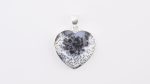 Assorted 0.925 Sterling Silver Pendant - Dendritic Opal (Turkey) Polished Heart Stone