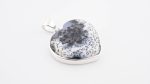 Assorted 0.925 Sterling Silver Pendant - Dendritic Opal (Turkey) Polished Heart Stone - Image 2