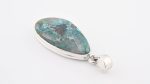 Assorted 0.925 Sterling Silver Pendant - Quantum Quattro (Namibia) Polished Irregular Stone - Image 3