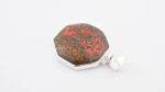 Assorted 0.925 Sterling Silver Pendant - Seam Agate (Turkey) Polished Octagon Stone - Image 3