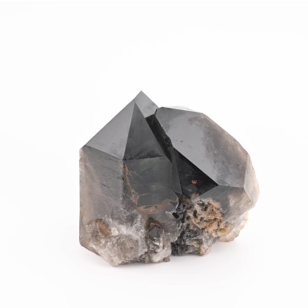 Smoky Quartz Medium/Large Crystal Multi-Point On Cut Base From Minas Gerais, Brazil