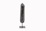 Smoky Quartz Crystal Point On Custom Black Iron Stand From Minas Gerais, Brazil