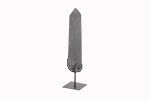 Smoky Quartz Crystal Point On Custom Black Iron Stand From Minas Gerais, Brazil - Image 2