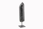 Smoky Quartz Crystal Point On Custom Black Iron Stand From Minas Gerais, Brazil - Image 3