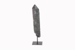 Smoky Quartz Crystal Point On Custom Black Iron Stand From Minas Gerais, Brazil - Image 3