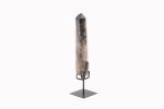 Smoky Quartz Crystal Point On Custom Black Iron Stand From Minas Gerais, Brazil - Image 2