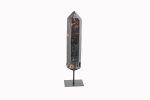 Smoky Quartz Crystal Point On Custom Black Iron Stand From Minas Gerais, Brazil
