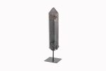 Smoky Quartz Crystal Point On Custom Black Iron Stand From Minas Gerais, Brazil - Image 2