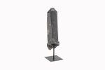 Smoky Quartz Crystal Point On Custom Black Iron Stand From Minas Gerais, Brazil - Image 4