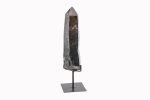Smoky Quartz Crystal Point On Custom Black Iron Stand From Minas Gerais, Brazil - Image 21