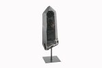 Smoky Quartz Crystal Point On Custom Black Iron Stand From Minas Gerais, Brazil - Image 33