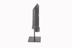 Smoky Quartz Crystal Double Point On Custom Black Iron Stand From Minas Gerais, Brazil - Image 2