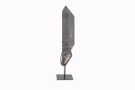 Smoky Elestial Quartz Crystal Point On Custom Black Iron Stand From Minas Gerais, Brazil - Image 2