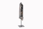 Smoky Quartz Crystal Point On Custom Black Iron Stand From Minas Gerais, Brazil - Image 2