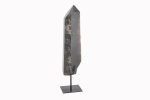 Smoky Quartz Crystal Point On Custom Black Iron Stand From Minas Gerais, Brazil - Image 3