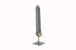 Smoky Quartz Crystal Point On Custom Black Iron Stand From Minas Gerais, Brazil - Image 3
