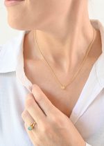 Faceted Stone On 18K Gold Vermeil .925 Ss 15" Necklace Welo Opal (Ethiopia) Brilliant Round Stone - Image 9