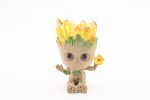 Groot With Aura Quartz Points Fetish - Yellow - Image 3