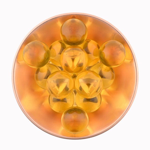 Glass Polished Sphere From China Yellow Glass Polished 39Mm Sphere From China