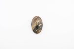 BLUE AMBER POLISHED POCKET STONE CABOCHON FROM THE DOMINICAN REPUBLIC