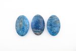 Polished Blue Apatite Palmstones - Image 3
