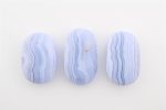 BLUE LACE AGATE POLISHED PALMSTONE FROM NAMIBIA - Image 2